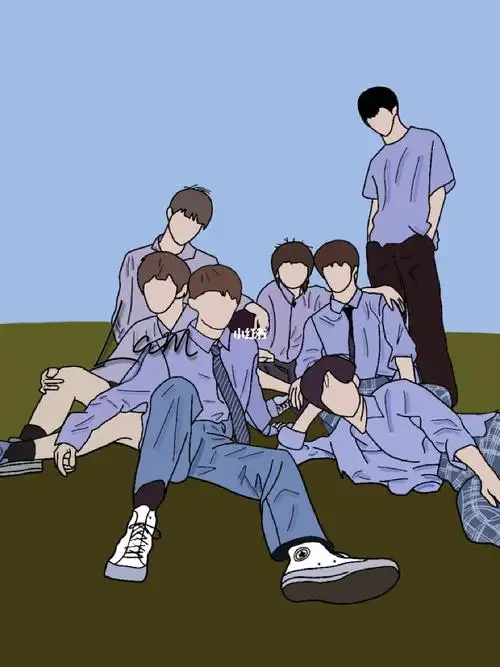 插画分享tnt时代少年团壁纸