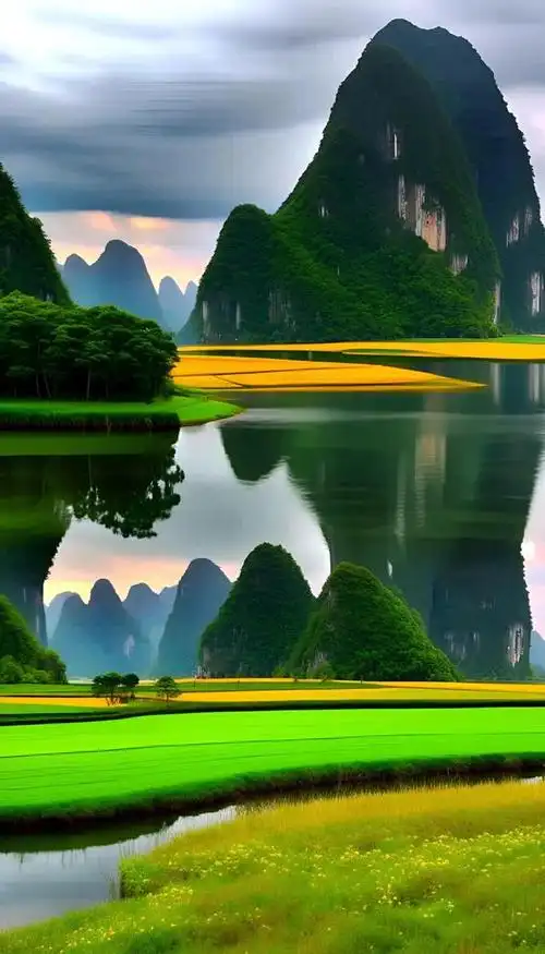 桂林山水yyds! 你要不要把图片保存下来当壁纸!