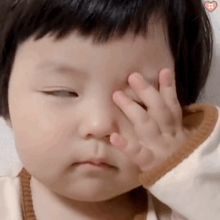 萌娃丸子妹表情包动图