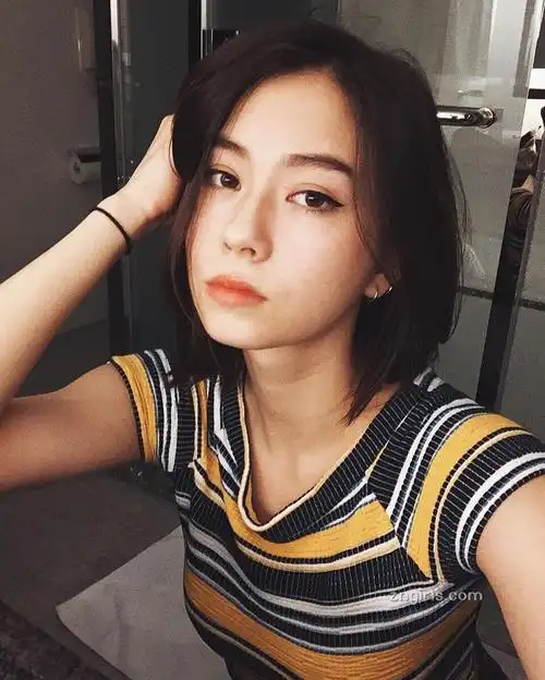 中美混血lauren tsai,元气十足的复古气息