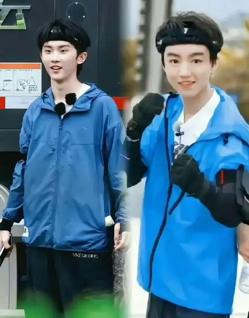 王俊凯马嘉祺撞造型##王俊凯马嘉祺全员加速中撞造型