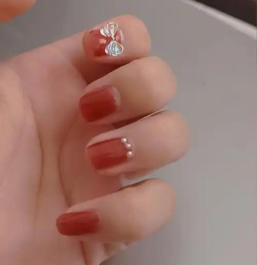 之前自己做的指甲