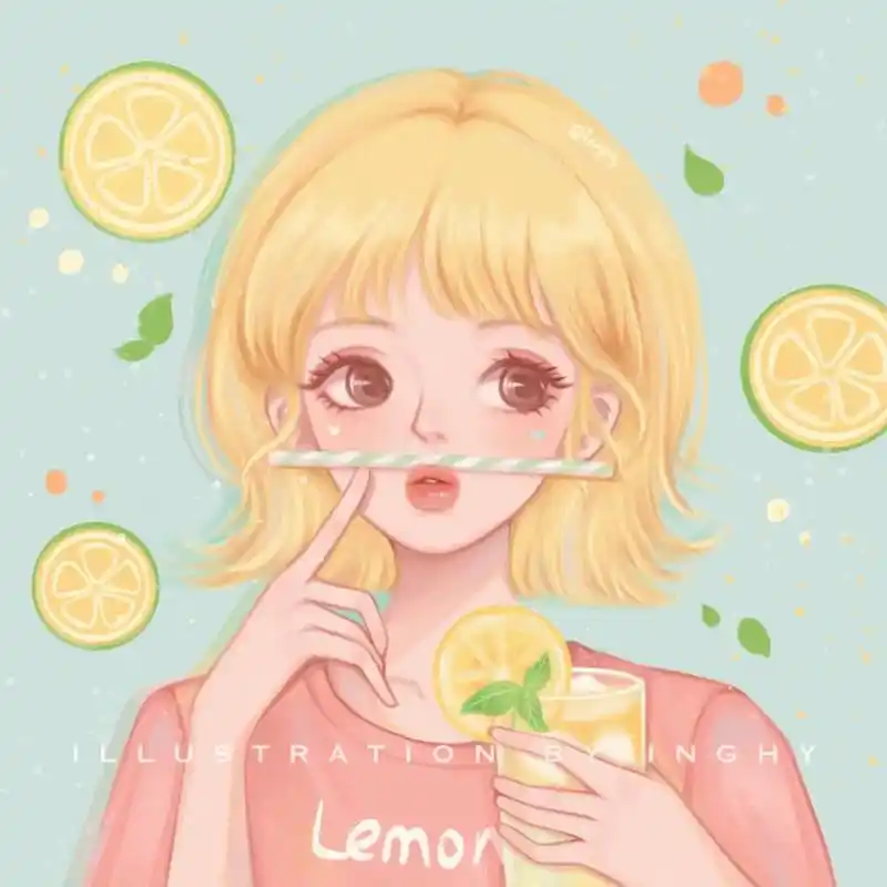 ins风格动漫女生头像 - 抖音