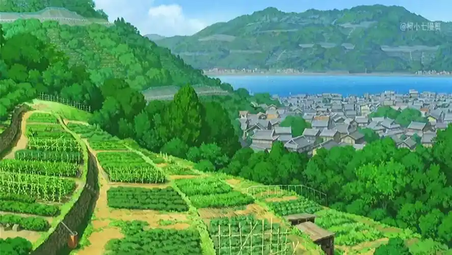 美好的夏天记忆中的田园生活只在宫崎骏的动漫里