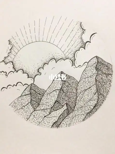 点线面简笔画点线面简笔画黑白