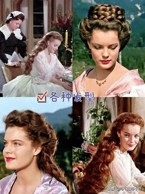 看了茜茜公主施奈德的裙子才发现每一套都是艺术品古典极了