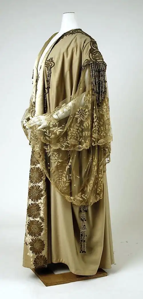 haute couture charles frederick worth evening gown