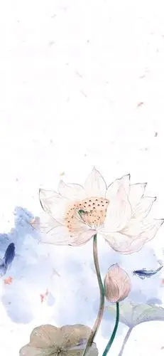 壁纸@古风插画壁纸,唯美风雅