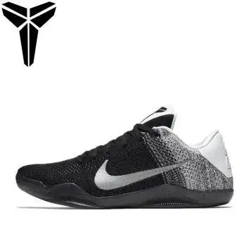 11代篮球鞋男12ad款气垫篮球鞋耐磨防滑运动鞋学生实战靴科比11代黑白