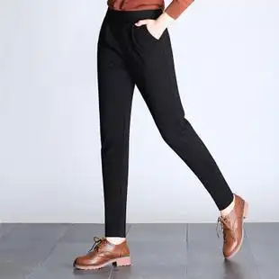 萝卜裤女秋季2017新款百搭大码哈伦裤韩版宽松女裤胖mm显瘦长裤夏