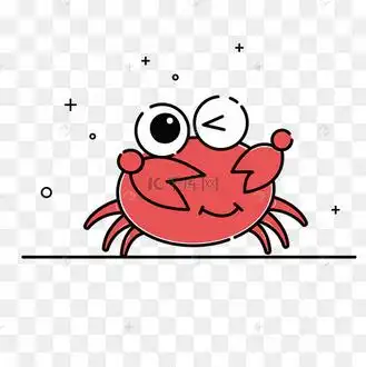 卡通螃蟹图片_卡通螃蟹设计图片素材大全-千库网
