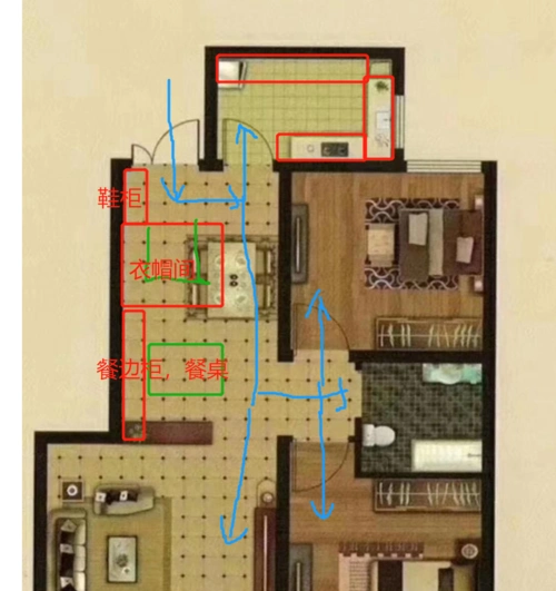 我家两房能改三房吗?不能改的话怎么布局更好