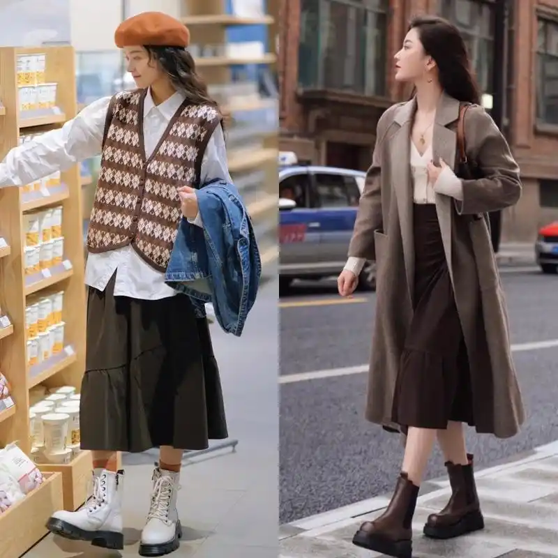 马丁靴女款怎么搭配 马丁靴鞋型 | 穿搭号