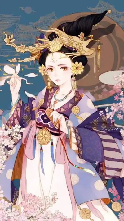 唯美古风宫廷图