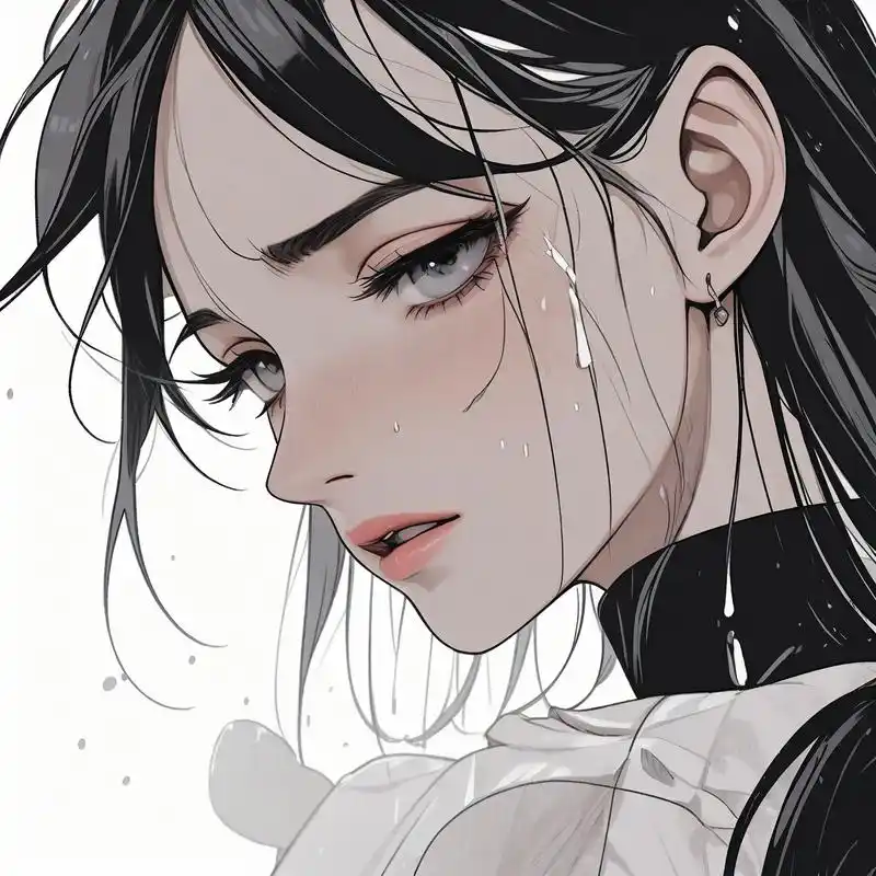 92伤感想哭的女性头像00 每个人都有那些令人心碎的瞬间,这些头像