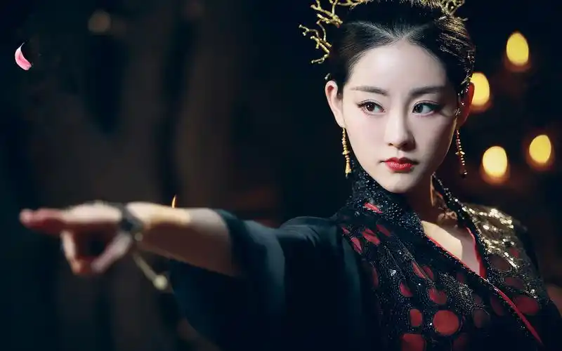 黑衣也能穿出仙气的古装美人刘亦菲杨紫杨幂你觉得谁最好看