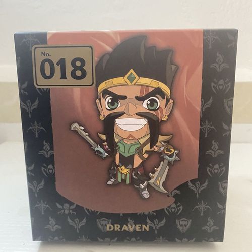 英雄联盟lol荣耀行刑官德莱文蛮王泰达米尔q版盒装绝版手办模型