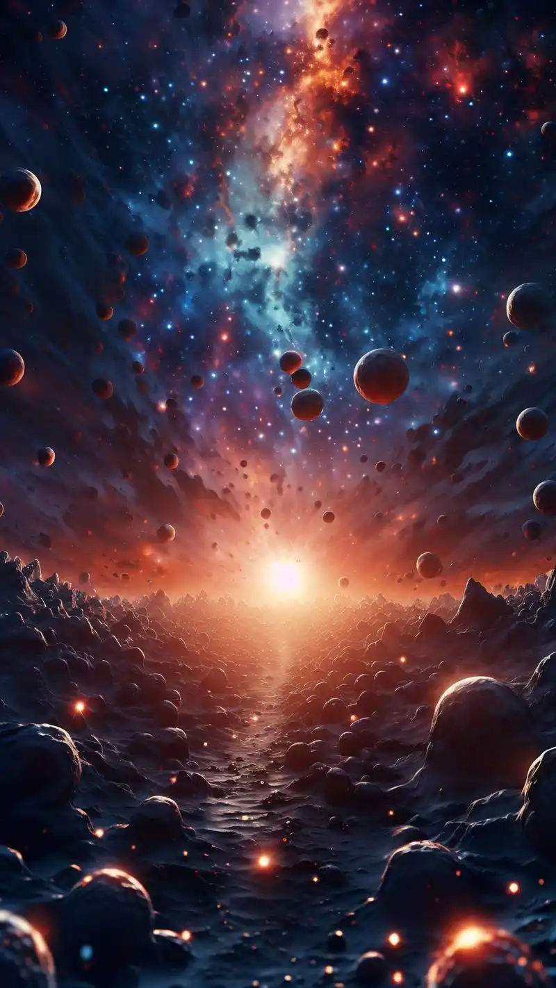 手机微信星空壁纸90梦幻又神秘