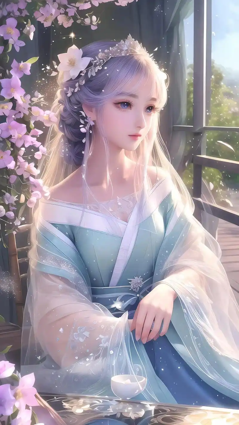 二次元美图壁纸大全 #唯美古风壁纸 #超仙壁纸 #梦幻花仙 - 抖音