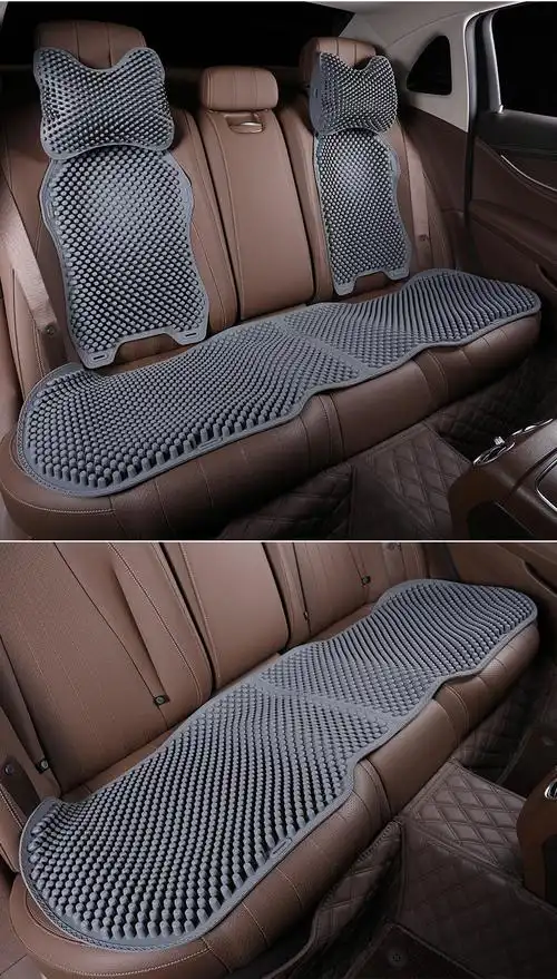 凉垫四季通用车载单片凉垫头枕靠背垫货车座垫 19款坐垫单张【黑色】