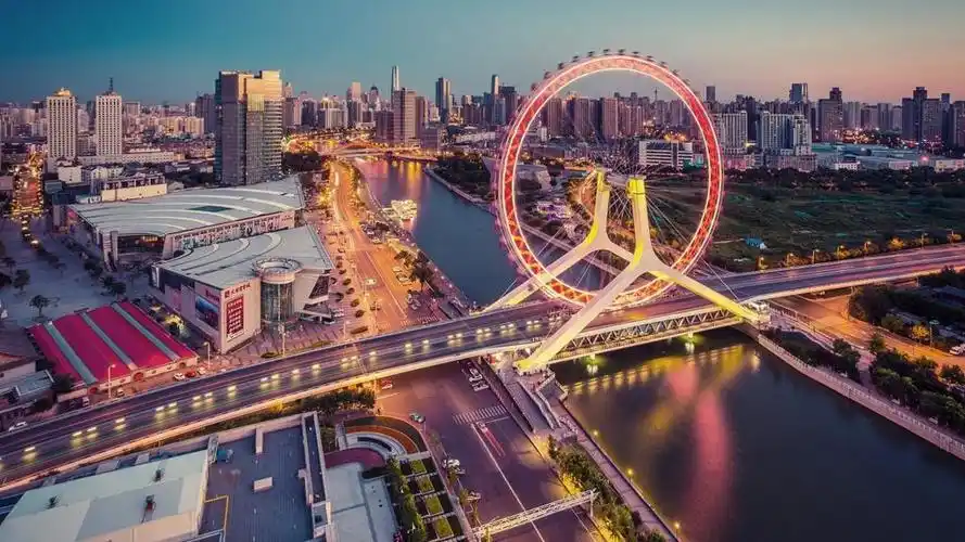 1天津地标:"天津之眼",高清图片,旅游景点-桌面城市