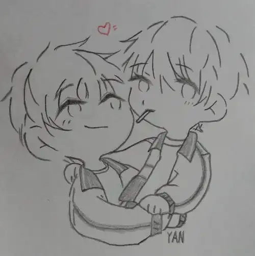 朝俞简笔画过程