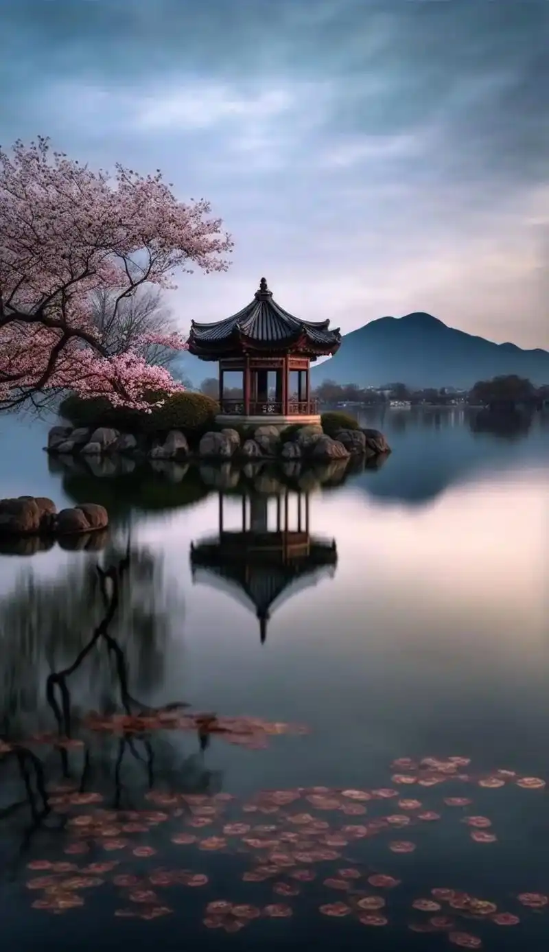 杭州西湖那迷人的景色.一进大门,一阵花香扑鼻而来. - 抖音