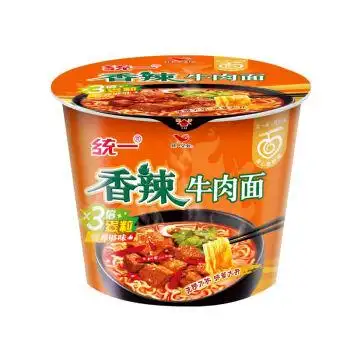 统一来一桶香辣牛肉面107g