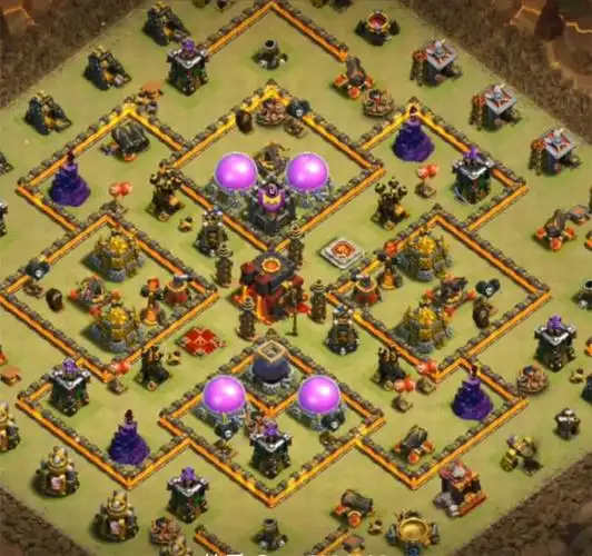 10本10本通用防3星,部落冲突阵型分享,10本10本通用防3星分享链接,10