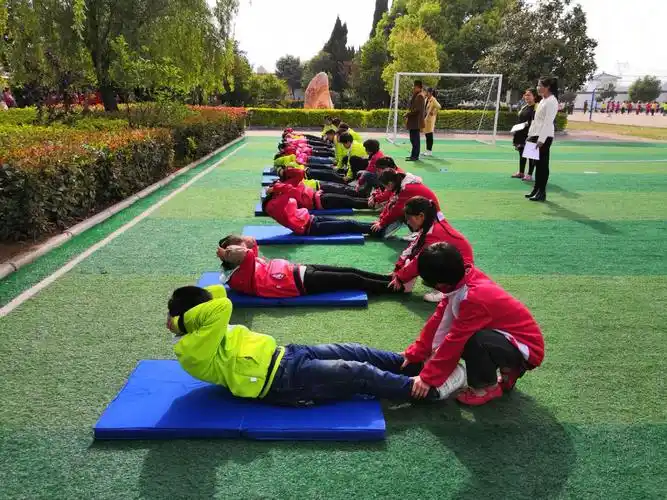 内乡县王店镇四张中心小学期中音乐体育技能抽测活动圆满完成