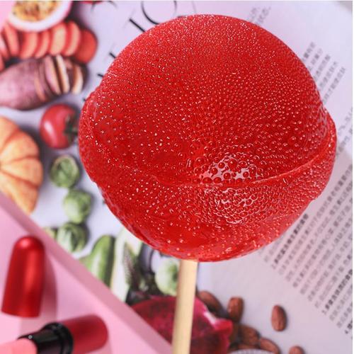 抖音网红巨型超大圆球棒棒糖软糖橡皮qq糖1kg儿童糖果零食小礼物