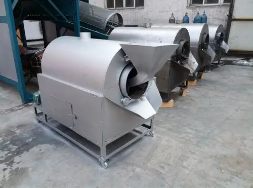 保温节能电动炒锅 榨油机配套滚筒炒料机 花生瓜子炒货机质优价廉