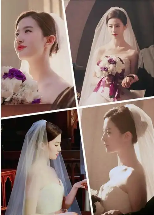 刘亦菲婚纱照曝光!网友:最仙的新娘