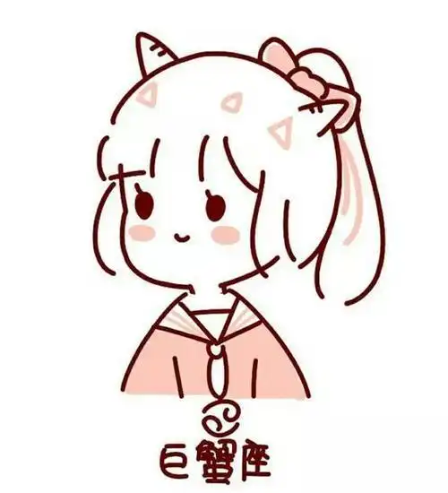 q版可爱小人简笔画女生