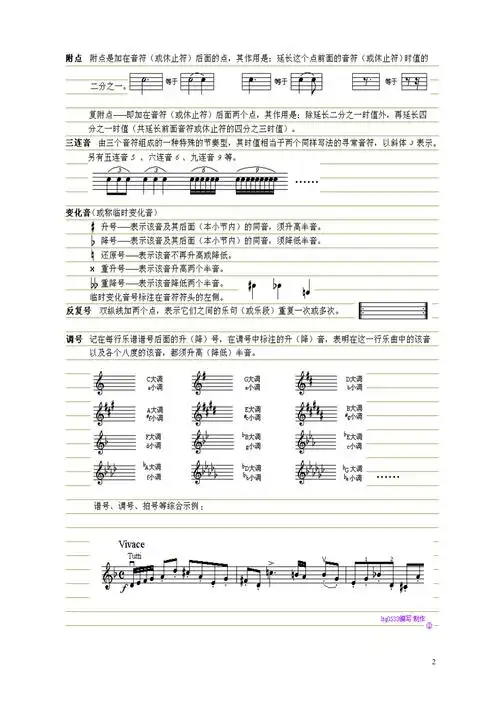 小提琴乐理知识[1]