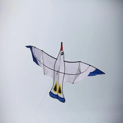 潍坊风筝 经典款海鸥风筝 户外运动型 正品包邮 前撑杆布拼工艺