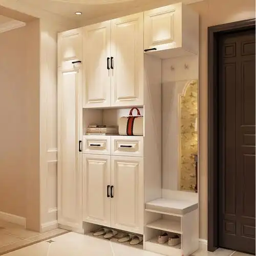 【多功能整体鞋柜图片】_多功能整体鞋柜图片大全-蜜罐蚁装修网