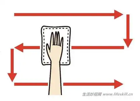 扫除时使用抹布有诀窍,这样擦干净又健身!