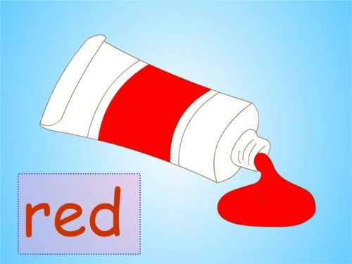 red blue yellow green white brown black