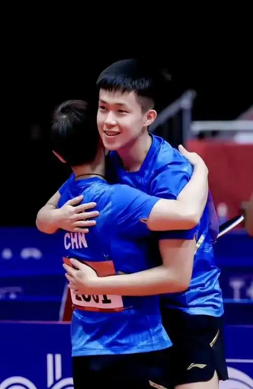 王楚钦孙颖莎 赢了就可以和你拥抱,那是因为喜欢拥抱你,那种 - 抖音