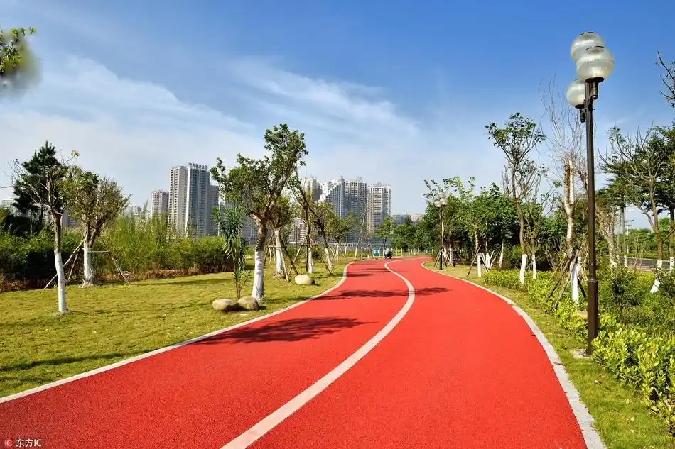 中国-东盟马拉松全塑胶跑道亮相