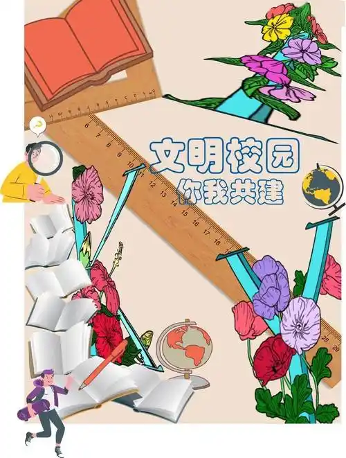 【svcst · 校风建设】"文明有礼"公益广告海报评选来啦_范凯_作品