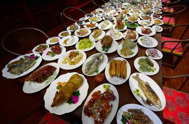 开眼了!福州寿山石雕版"满汉全席"