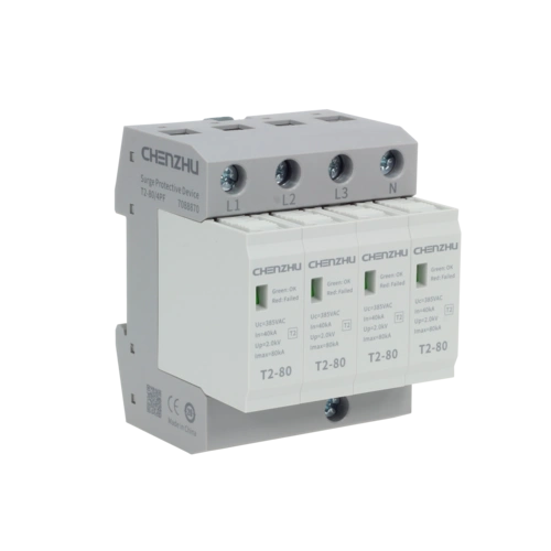 t2-80/4p 交流电源spd (220/380vac 三相tn-s in=40ka) 7085110