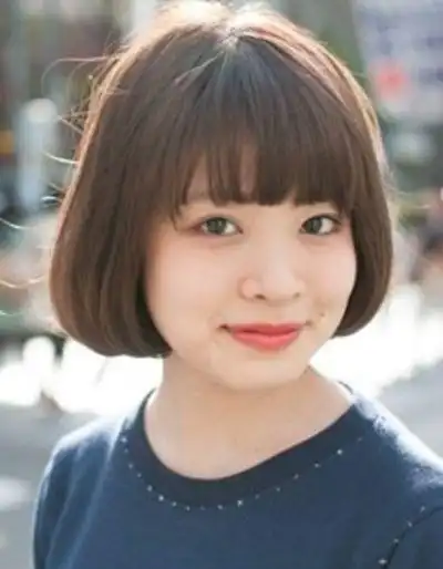 脸胖的人剪短碎发的照片 脸胖的女生适合什么短发