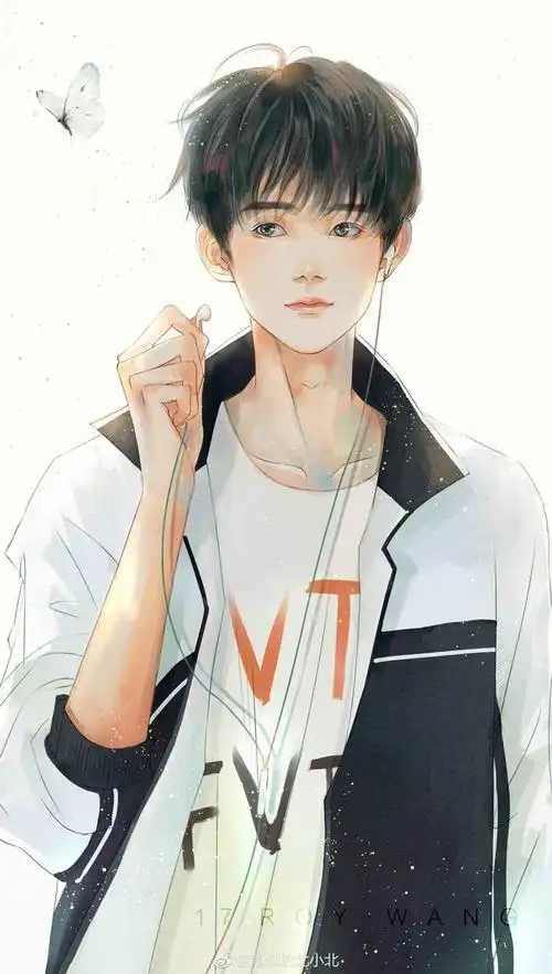 [王源][新闻]171028 饭绘校服小源仙气难以抵挡 粉丝心中的校草模样