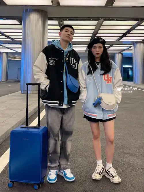 秋天也要一起酷拽出街158175情侣