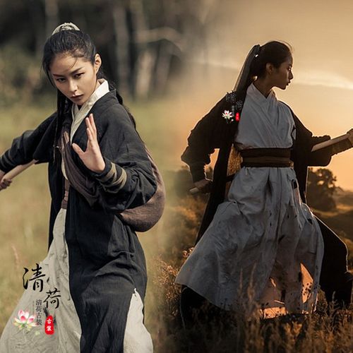 古装影视女侠侠女汉服侠客古风女士骑马大漠民族服装