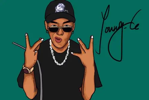 漫画嘻哈手绘真人肖像肖像画画像卡通电子头像手绘真人漫画