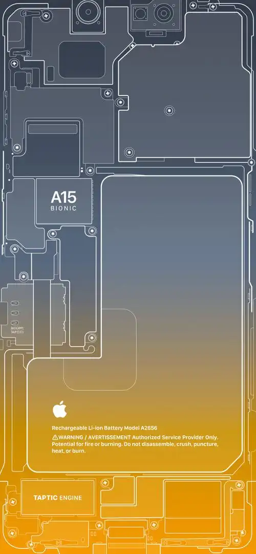 每日一图丨超酷的iphone拆机壁纸